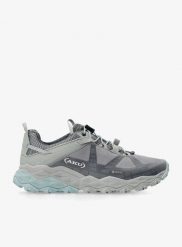 Buty turystyczne damskie AKU Flyrock GTX. Szare obuwie trekkingowe damskie Aku, z gore-texu, bez zapięcia. Za 692.99 zł.