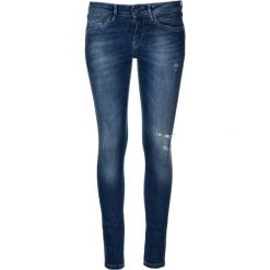 Pepe Jeans jeansy damskie Pixie 27/30 niebieski. Niebieskie jeansy damskie Pepe Jeans, bez wzorów, z jeansu. W wyprzedaży za 335.00 zł.