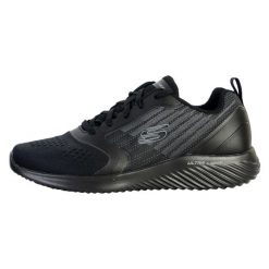 Buty sportowe Sneakersy męskie, Skechers Bounder Verkona. Czarne buty sportowe męskie Skechers, bez wzorów, bez zapięcia, trekkingowe. Za 279.99 zł.
