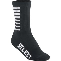 Skarpety piłkarskie treningowe męskie Select Striped czarne. Czarne skarpety męskie DERBYSTAR, bez wzorów, z bawełny. Za 83.00 zł.