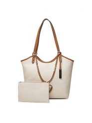 Aldo Torebka Ybelihar 13933697 Écru. Shopperki damskie Aldo, bez wzorów, ze skóry, bez dodatków. Za 239.99 zł.