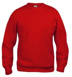 Clique Basic Roundneck Junior bluza junior z okrągłym dekoltem czerwona – red. Czerwone bluzy damskie CLIQUE, bez wzorów, z bawełny, bez ramiączek, bez kaptura. Za 139.42 zł.