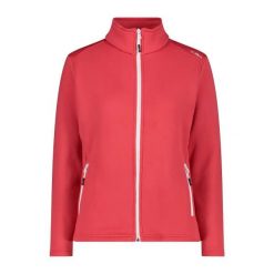 Damska rozciągliwa polarowa bluza z zamkiem CMP. Czerwone bluzy damskie CMP, s, bez wzorów, z dzianiny, bez ramiączek, bez kaptura. Za 302.00 zł.