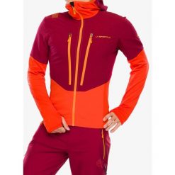 Bluza z kapturem męska La Sportiva Session Tech Hoody. Brązowe bluzy męskie La Sportiva, na zimę, m, bez wzorów, z syntetyku, z kapturem, narciarskie. Za 864.00 zł.