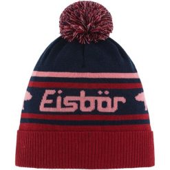 Czapka Eisbar Chani OS Pompon MÜ. Czerwone czapki damskie Eisbar, bez wzorów, z materiału, eleganckie. Za 279.99 zł.