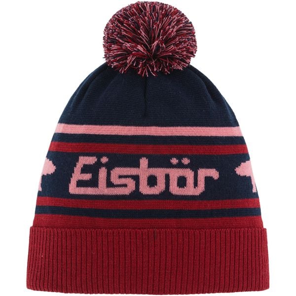 Czapka narciarska Chani OS Pompon. Czerwone czapki damskie Eisbar, bez wzorów, z dzianiny, klasyczne. Za 279.99 zł.