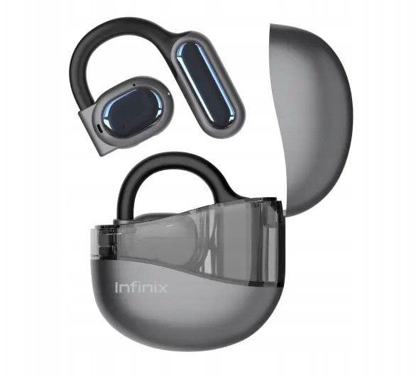 Słuchawki otwarte Infinix XBuds 3 Loop szare. Szare słuchawki douszne Infinix. Za 153.14 zł.