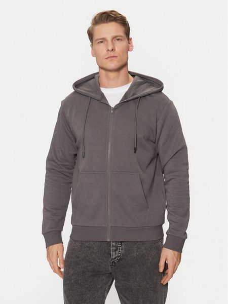 Jack & Jones Bluza Bradley 12249342 Szary Relaxed Fit. Szare bluzy męskie Jack & Jones, m, bez wzorów, z bawełny, bez ramiączek, bez kaptura. Za 109.99 zł.