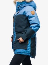 Kurtka zimowa damska Fjallraven Polar Expedition Parka. Niebieskie parki damskie Fjällräven, na zimę, s, bez wzorów, z futra, bez kaptura. Za 3,826.89 zł.