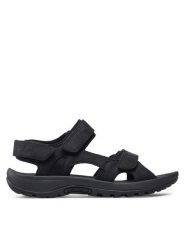 Merrell Sandały Sandspur 2 Convert J002715 Czarny. Czarne sandały męskie Merrell, bez wzorów, z nubiku, bez zapięcia. Za 279.99 zł.