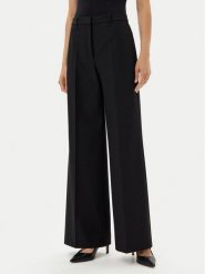 HUGO Spodnie palazzo Hasmina 50542647 Czarny Wide Leg. Czarne spodnie materiałowe damskie Hugo, bez wzorów, z materiału. Za 669.99 zł.