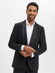 BOSS kurtka modułowa z zawartością wełny dziewiczej - Jasper Tux Mężczyźni Regular Fit czarny, 106. Czarne kurtki męskie Boss, m, bez wzorów, z satyny, eleganckie, bez kaptura. Za 1,699.95 zł.