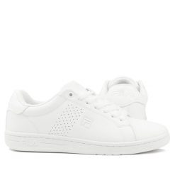 Buty damskie sportowe trampki Fila CROSSCOURT 2 LOW. Białe trampki i tenisówki damskie Fila, bez wzorów, z gumy, bez zapięcia. Za 134.00 zł.