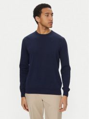 Robe di Kappa Sweter Elisio 62131MW Granatowy Regular Fit. Niebieskie swetry męskie Robe di Kappa, m, bez wzorów, z bawełny, bez kołnierzyka, bez ramiączek. Za 179.99 zł.