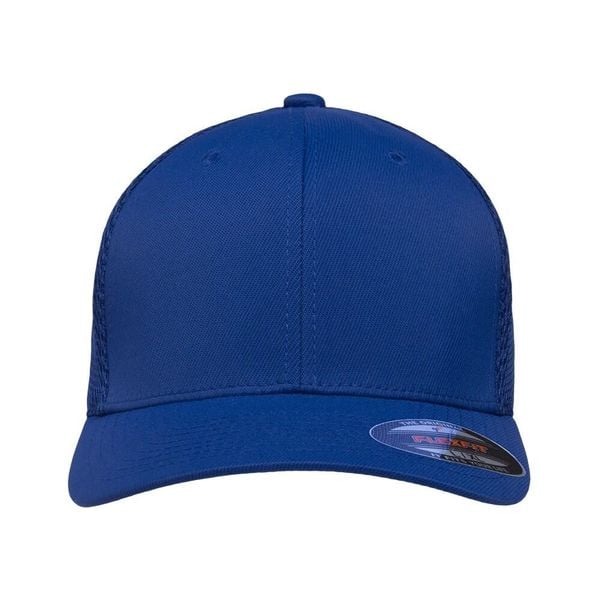 Czapka Z Daszkiem Mesh Tactel. Białe czapki damskie FLEXFIT, bez wzorów, z bawełny. Za 73.99 zł.