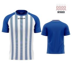 Givova Rugby koszulka sportowa Royal-White M. Białe koszulki sportowe damskie Givova, m, bez wzorów, z poliesteru, bez ramiączek, do biegania. Za 136.99 zł.