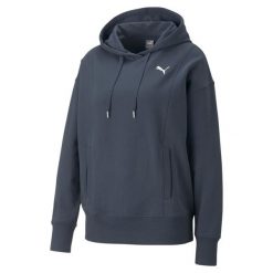 Sweatshirt bluza z kapturem dla kobiet Puma Her TR. Niebieskie bluzy damskie Puma, m, bez wzorów, z bawełny, bez ramiączek, z kapturem. Za 276.65 zł.
