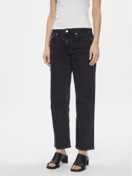 Tommy Jeans Jeansy Sophie Lw Str Cg4181 DW0DW17180 Czarny Straight Fit. Czarne jeansy damskie Tommy Jeans, bez wzorów, z bawełny. Za 249.99 zł.