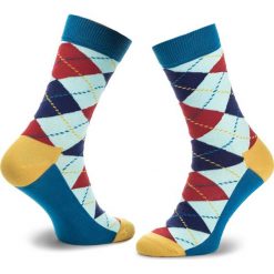 Skarpety Wysokie Unisex HAPPY SOCKS - ARY01-6006 Kolorowy. Skarpetki damskie Happy Socks, bez wzorów, z bawełny. Za 34.90 zł.