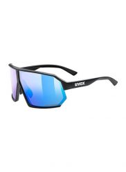 Okulary przeciwsłoneczne Uvex Sportstyle 237 CV - black matt/mirror blue. Czarne okulary przeciwsłoneczne damskie Uvex. Za 487.29 zł.