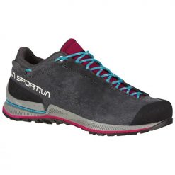 Buty podejściowe damskie La Sportiva TX2 Evo Leather. Szare obuwie trekkingowe damskie La Sportiva, z materiału, bez zapięcia. Za 744.45 zł.