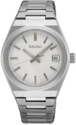 Zegarek damski Seiko SUR573P1 srebrny. Szare zegarki damskie Seiko, srebrne. Za 2,405.51 zł.