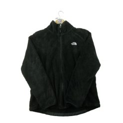 Second life - Kurtka polarowa damska Osito z wysokim kołnierzem - Jak nowy. Czarne kurtki sportowe damskie The North Face, l, bez wzorów, z materiału, bez ramiączek, bez kaptura. Za 212.96 zł.