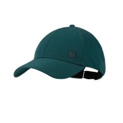 Czapka z daszkiem BUFF SUMMIT CAP SOLID TEAL. Zielone czapki damskie Buff, na lato, bez wzorów, z elastanu, sportowe. Za 139.90 zł.