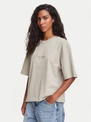 BOSS T-Shirt C_Eregular_4 50566819 Zielony Relaxed Fit. Zielone t-shirty damskie Boss, xs, bez wzorów, z bawełny, bez kołnierzyka, bez ramiączek. Za 299.99 zł.