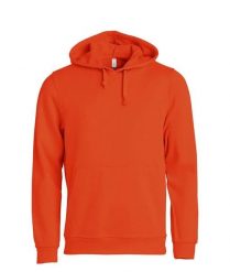 Clique Basic Hoody bluza z kapturem unisex odporna na piling – blood orange. Brązowe bluzy damskie CLIQUE, m, bez wzorów, z bawełny, bez ramiączek, z kapturem. Za 172.75 zł.