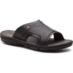Klapki LASOCKI FOR MEN - MI07-A783-A608-01 Black. Czarne klapki męskie Lasocki For Men, bez wzorów, ze skóry, bez zapięcia. Za 99.99 zł.