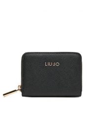 Liu Jo Portfel AA5169 E0087 Czarny. Czarne portfele damskie Liu Jo, ze skóry. Za 169.99 zł.