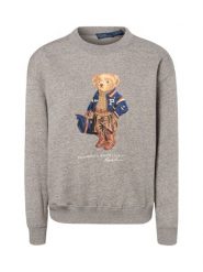 Polo Ralph Lauren Bluza Kobiety Bawełna szary, M. Szare bluzy damskie Polo Ralph Lauren, m, bez wzorów, z bawełny, bez ramiączek, bez kaptura. Za 1,299.95 zł.