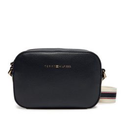 Torebka Tommy Hilfiger. Niebieskie listonoszki damskie Tommy Hilfiger, bez wzorów, bez dodatków. Za 349.99 zł.