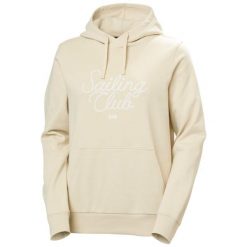 Bluza damska z kapturem Helly Hansen Cora Graphic. Białe bluzy damskie Helly Hansen, bez wzorów, casualowe, bez ramiączek, z kapturem. Za 400.00 zł.