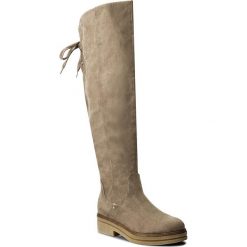 Muszkieterki TAMARIS - 1-25602-29 Pepper 324. Brązowe kozaki damskie Tamaris, bez wzorów, z materiału, bez obcasa, bez zapięcia. W wyprzedaży za 199.00 zł.