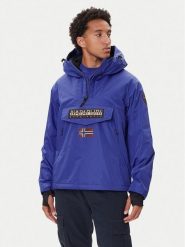 Napapijri Kurtka anorak Rainforest Next NP0A4IB9 Niebieski Regular Fit. Niebieskie kurtki męskie Napapijri, m, bez wzorów, z syntetyku, bez kaptura. Za 1,239.00 zł.
