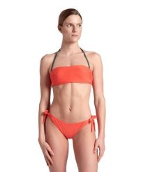 Strój kąpielowy damski dwuczęściowy bikini na basen plażę Arena Profile. Brązowe stroje kąpielowe damskie ARENA, s, bez wzorów, z materiału. Za 181.98 zł.