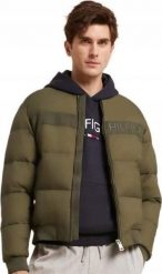 KURTKA MĘSKA TOMMY HILFIGER PUCHOWA BOMBERKA PILOTKA XXL. Kurtki męskie Tommy Hilfiger, m, bez wzorów, z puchu, bez kaptura. Za 549.00 zł.