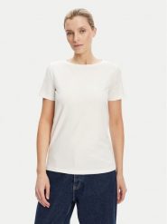 Weekend Max Mara T-Shirt Multib 2525976011 Biały Regular Fit. Białe t-shirty damskie Weekend Max Mara, m, bez wzorów, z bawełny, bez kołnierzyka, bez ramiączek. Za 199.99 zł.