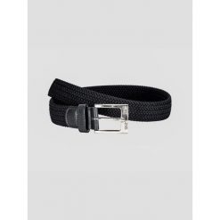 Pleciony pasek Equiline One. Czarne paski męskie EQODE BY EQUILINE, eleganckie. Za 441.00 zł.