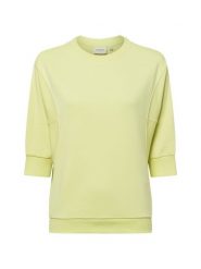 Comma casual identity bluza z krótkim rękawem Kobiety żółty, 40. Żółte bluzy damskie comma casual identity, bez wzorów, prążkowane, casualowe, bez ramiączek, bez kaptura. Za 349.95 zł.