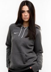 Bluza fitness damska Nike WMNS Park 20 Fleece. Białe bluzy damskie Nike, xl, bez wzorów, z bawełny, klasyczne, bez ramiączek, z kapturem. Za 229.99 zł.