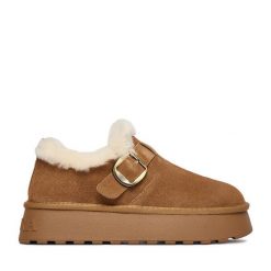 Śniegowce Badura. Brązowe śniegowce damskie Badura, bez zapięcia. Za 199.99 zł.