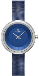 Zegarek damski Obaku Denmark V146LXCLML niebieski. Niebieskie zegarki damskie OBAKU. Za 424.80 zł.