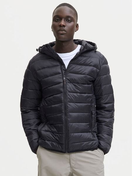 Jack & Jones Kurtka przejściowa Bradley 12280970 Czarny Regular Fit. Czarne kurtki męskie Jack & Jones, l, bez wzorów, z syntetyku, bez kaptura. Za 219.99 zł.