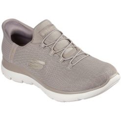 Buty sportowe damskie Skechers Summits classy Night. Szare obuwie sportowe damskie Skechers, bez wzorów, bez zapięcia, trekkingowe, Skechers Sport. Za 390.00 zł.