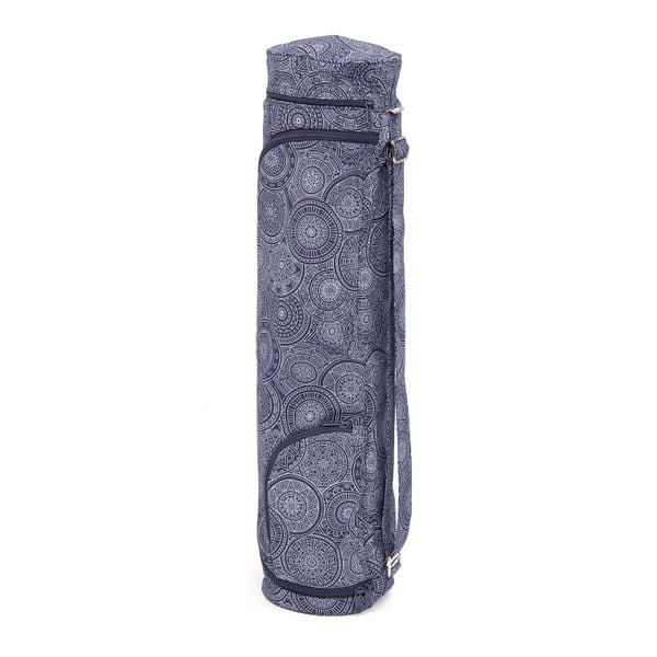 Bawełniana torba na matę do jogi Bodhi Asana Bag 70 - granatowy. Niebieskie torby sportowe męskie BODHI, bez wzorów, z bawełny. Za 119.99 zł.