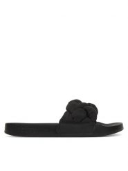 Tommy Jeans Klapki Tjw Braided Slides EN0EN02975 Czarny. Czarne klapki damskie Tommy Jeans, bez wzorów, z jeansu, bez obcasa, bez zapięcia. Za 209.99 zł.