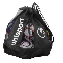 Torba na 12 balonów Uhlsport. Czarne torby sportowe męskie Uhlsport, bez wzorów. Za 126.50 zł.